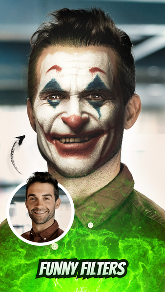 DeepSelfie, Face Filters, Mask - عکس برنامه موبایلی اندروید