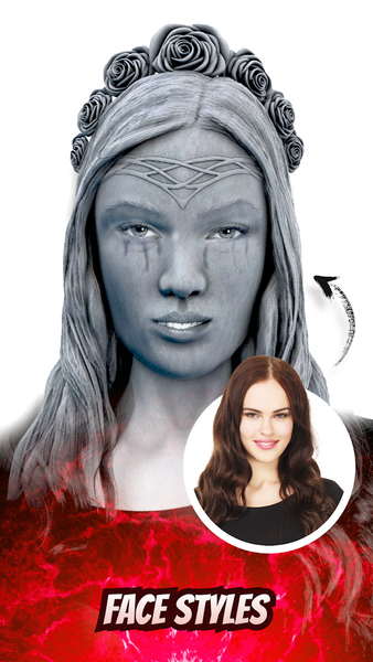 DeepSelfie, Face Filters, Mask - عکس برنامه موبایلی اندروید