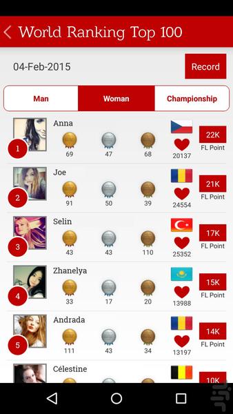 Face League - عکس برنامه موبایلی اندروید