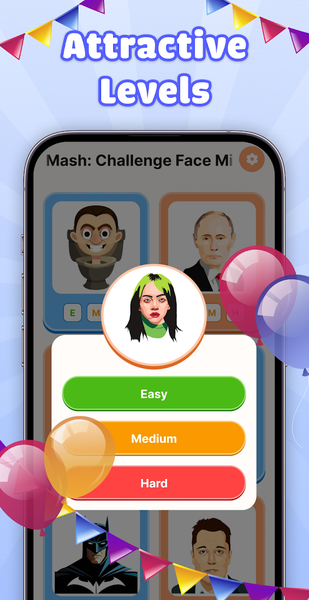 Face Mash: Challenge Face Mix - عکس برنامه موبایلی اندروید