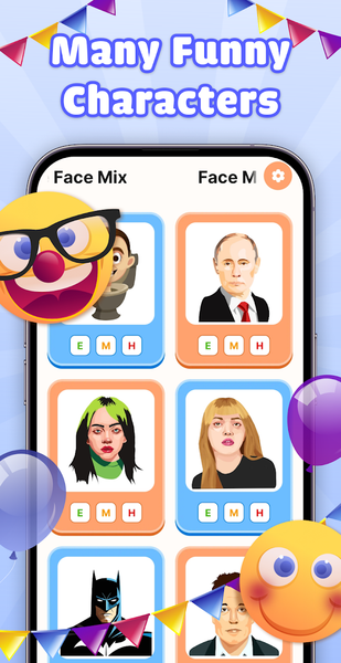 Face Mash: Challenge Face Mix - عکس برنامه موبایلی اندروید
