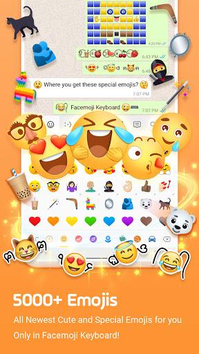 Facemoji Emoji Keyboard Pro - Image screenshot of android app