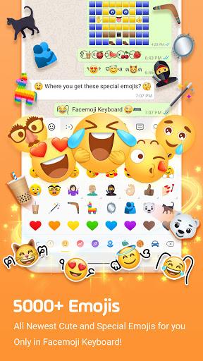 Facemoji Emoji Keyboard Pro - کیبورد و اموجی - عکس برنامه موبایلی اندروید