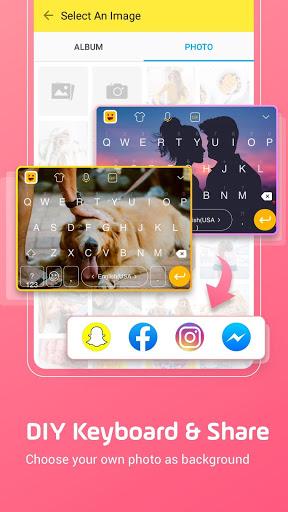 Facemoji Emoji Keyboard Lite:D - عکس برنامه موبایلی اندروید