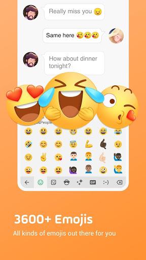 Facemoji Emoji Keyboard Lite:D - عکس برنامه موبایلی اندروید