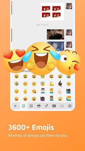 Facemoji Keyboard for ZTE-Themes & Emojis - Image screenshot of android app