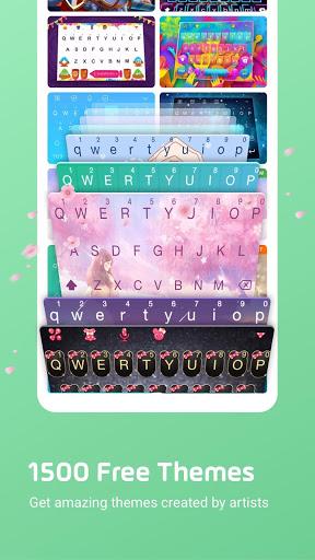 Facemoji Keyboard for ZTE-Themes & Emojis - Image screenshot of android app