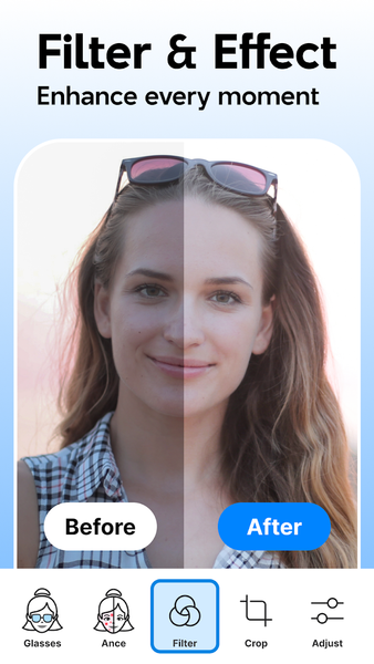 FacePlus: AI Face Editor - عکس برنامه موبایلی اندروید