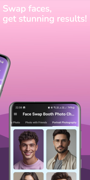 Face Swap Booth Photo Changer - عکس برنامه موبایلی اندروید
