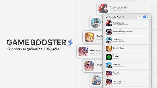 Optimizer Go - Game Booster - عکس برنامه موبایلی اندروید