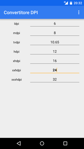 DPI Converter - Image screenshot of android app