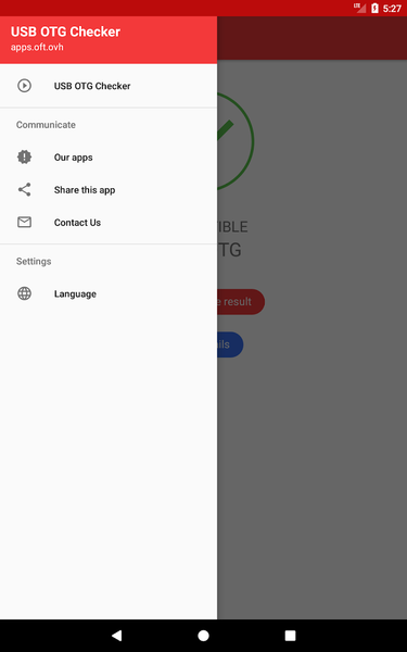 USB OTG Checker Compatible ? - Image screenshot of android app