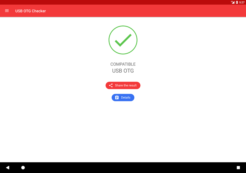 USB OTG Checker Compatible ? - Image screenshot of android app