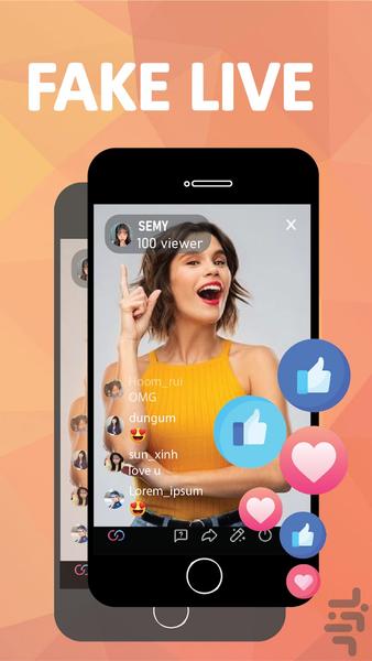 instagram live simulator - Image screenshot of android app