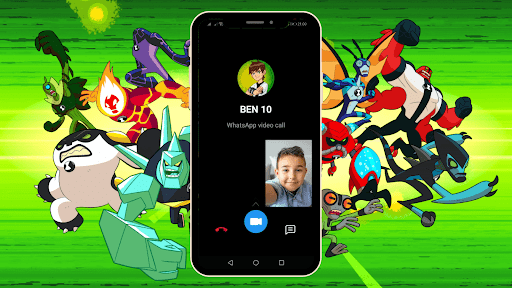 Ben 10 Fake video call & chat - عکس برنامه موبایلی اندروید