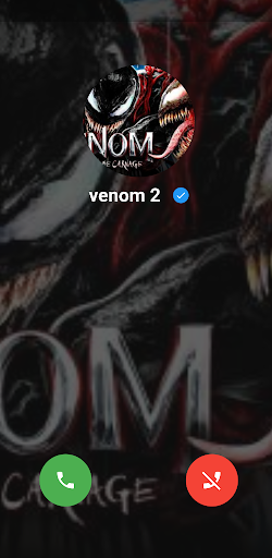 Venom2 fake video call Carnage - عکس برنامه موبایلی اندروید
