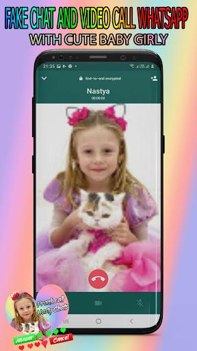 Funny WhatsFake With Nastya Like Video - Image screenshot of android app