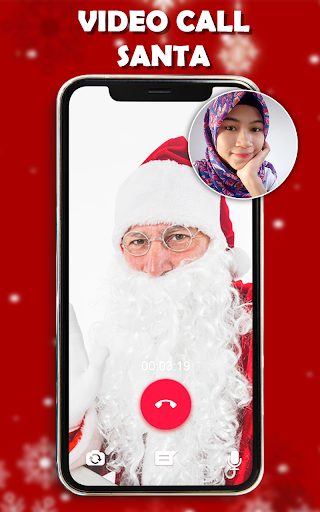 Fake Call Santa Claus 🎅 : Fake Video Simulation🎄 - عکس برنامه موبایلی اندروید