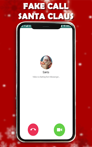 Fake Call Santa Claus 🎅 : Fake Video Simulation🎄 - Image screenshot of android app