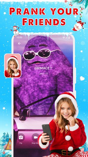 Grimace Prank Video Call, Chat - عکس برنامه موبایلی اندروید
