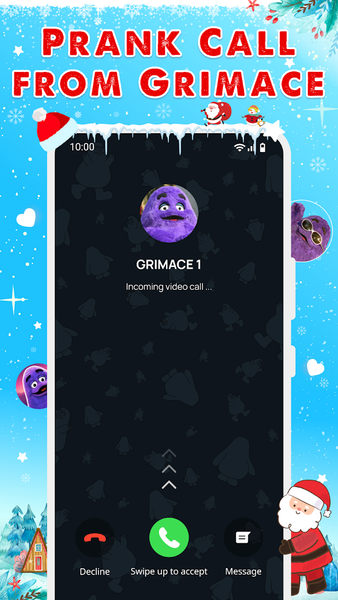 Grimace Prank Video Call, Chat - عکس برنامه موبایلی اندروید