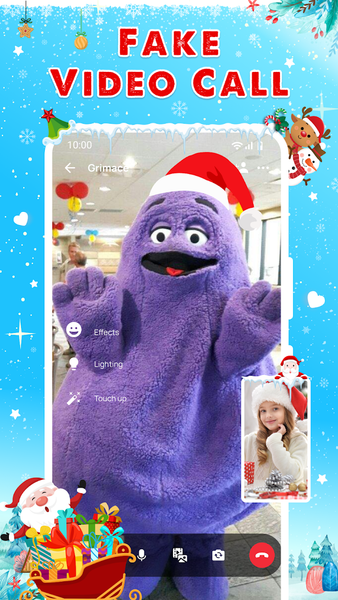 Grimace Prank Video Call, Chat - Image screenshot of android app