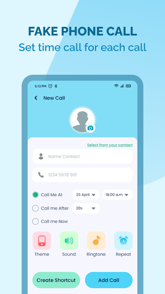 Fake Call: Broken Screen Prank - Image screenshot of android app