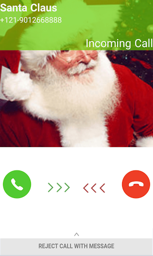 Fake Call From Santa Claus Sim - Image screenshot of android app