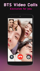 BTS Call - Fake Video Call Prank BTS 🌹💖⭐ - عکس برنامه موبایلی اندروید