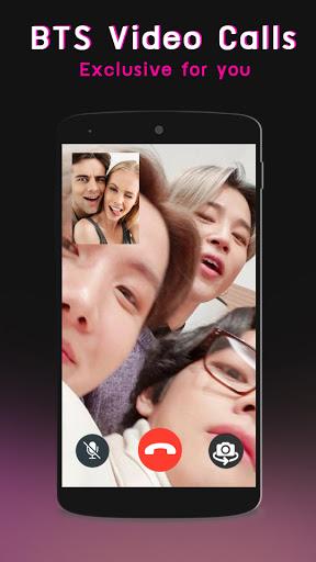 BTS - Fake Video Call Prank - Image screenshot of android app