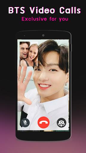 BTS - Fake Video Call Prank - Image screenshot of android app
