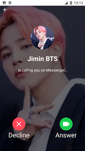 Jimin BTS - Prank Call - Image screenshot of android app