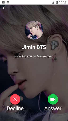 Jimin BTS - Prank Call - Image screenshot of android app