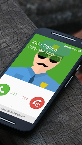 Fake call police - prank - Image screenshot of android app