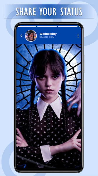 Wednesday prank call & chat - عکس برنامه موبایلی اندروید