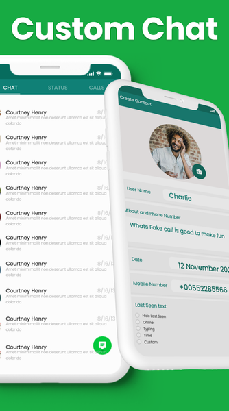 Fake Chat Maker – Prank Call - عکس برنامه موبایلی اندروید