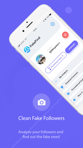 FakeFind - Clean Fake Followers on Instagram - عکس برنامه موبایلی اندروید