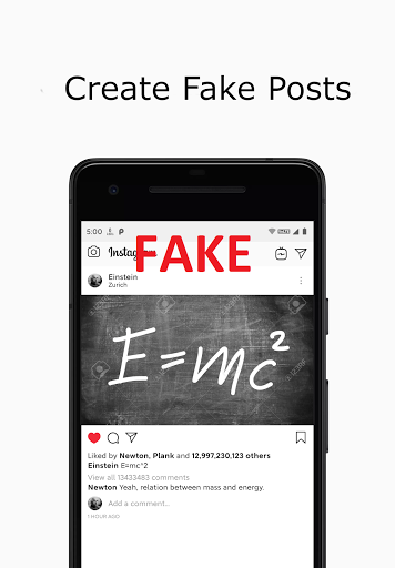 Fake Insta - Fake Chat And Posts - عکس برنامه موبایلی اندروید