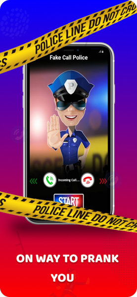 Police Fake Video Call Pranks - Image screenshot of android app