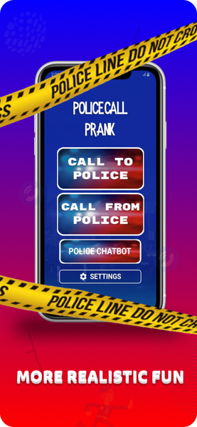 Police Fake Video Call Pranks - Image screenshot of android app