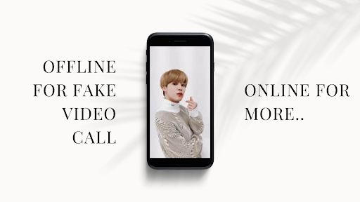 BTS Jimin - Fake Video Call - Image screenshot of android app
