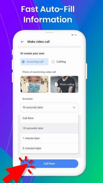 Fake Video Call - Prank App - عکس برنامه موبایلی اندروید