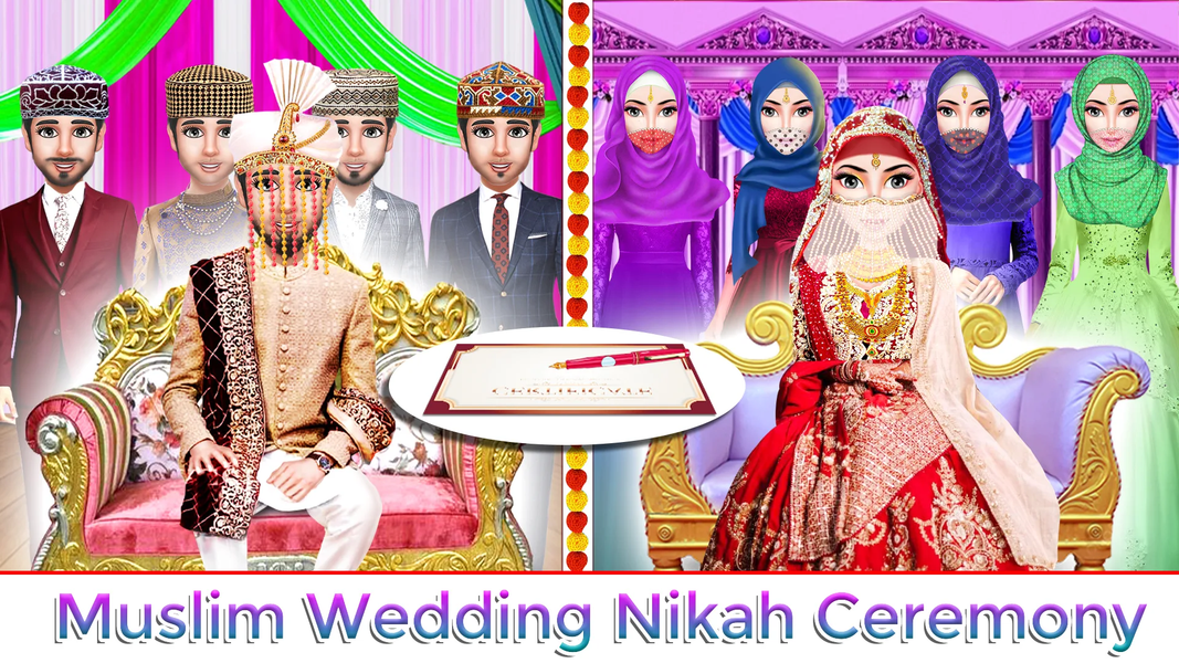 Arabic Muslim Hijab Wedding - Image screenshot of android app