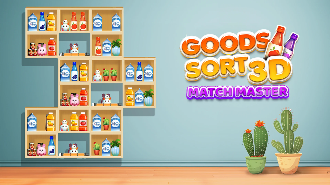Triple Goods: Match & Sort 3D - Gameplay image of android game