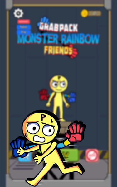 Grabpack Blue Rainbow Friends - Gameplay image of android game