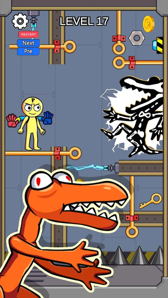 Grabpack Blue Rainbow Friends - Gameplay image of android game