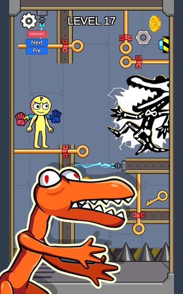 Grabpack Blue Rainbow Friends - Gameplay image of android game