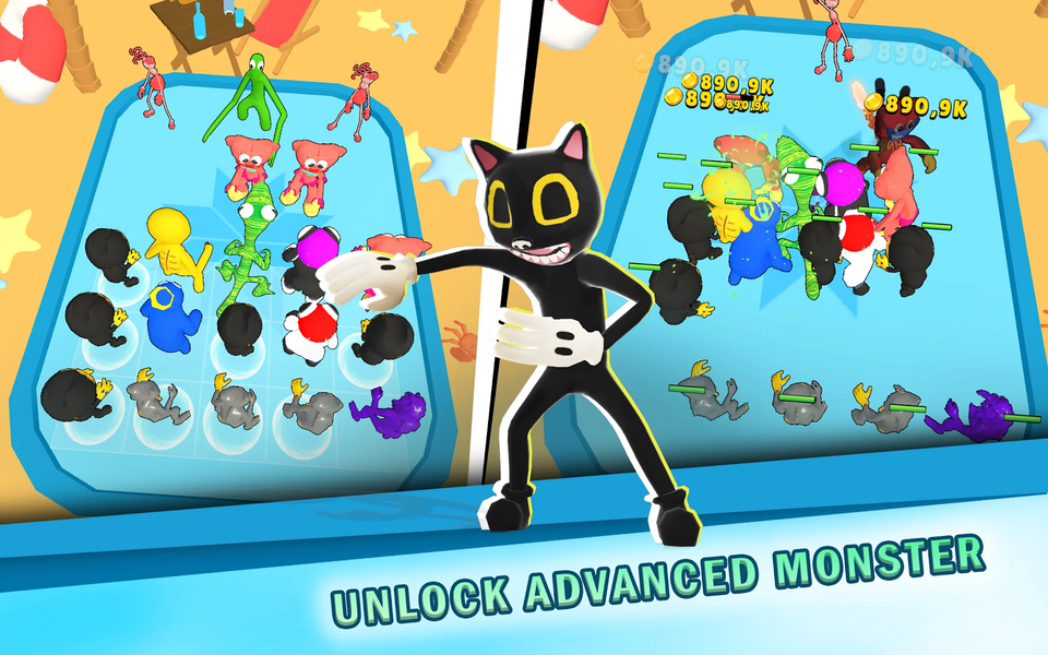 Merge Master: Bendy Monster - Gameplay image of android game