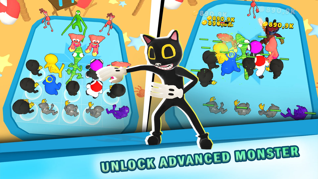Merge Master: Bendy Monster - Gameplay image of android game