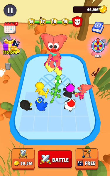 Merge Master: Bendy Monster - Gameplay image of android game